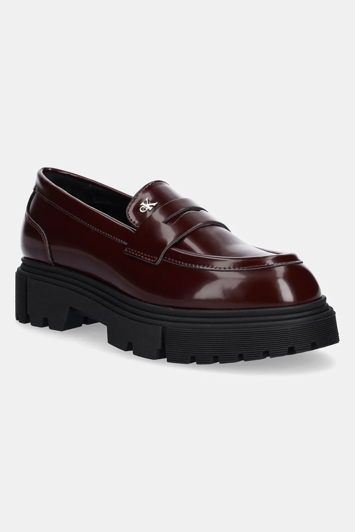 Otroški mokasini Calvin Klein Jeans Sintetični bordo V4A4.83130.35.49