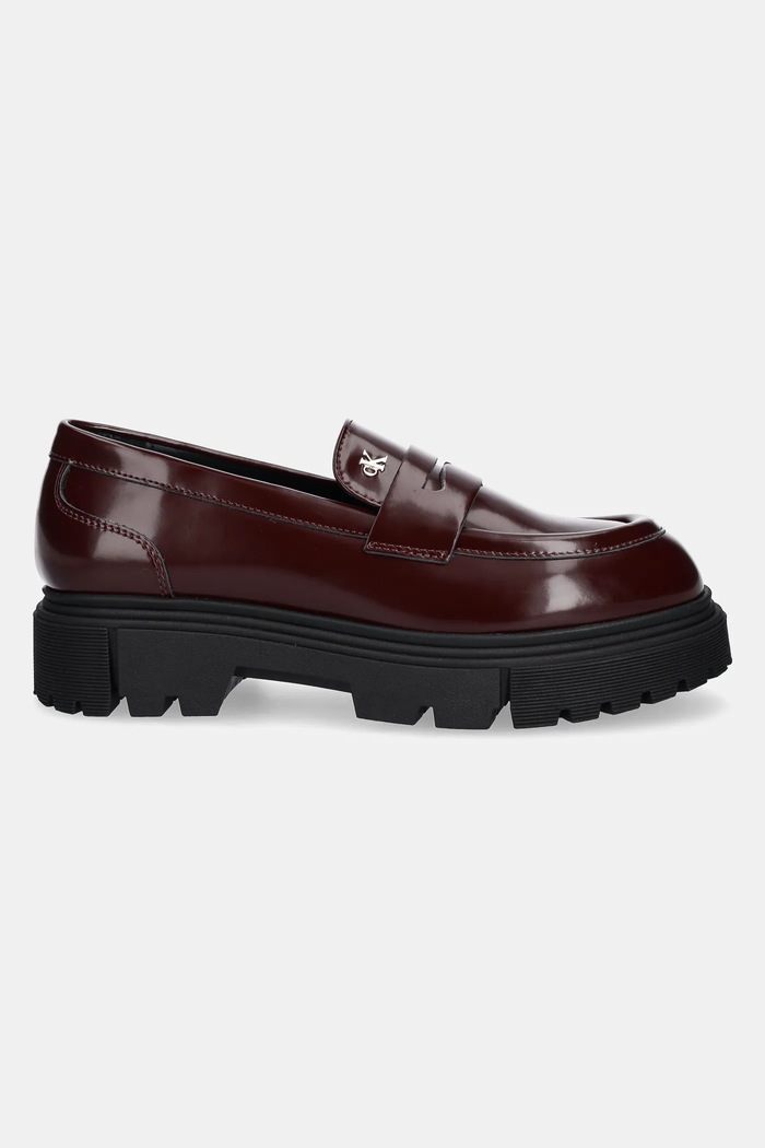 Otroški mokasini Calvin Klein Jeans V4A4.83130.35.49 bordo AW25