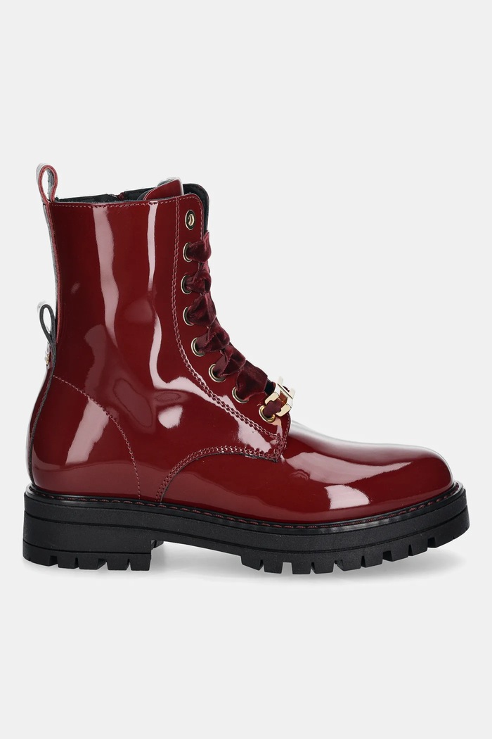 Detské workery Elisabetta Franchi F4A5.E0414.30.34 burgundské AW25