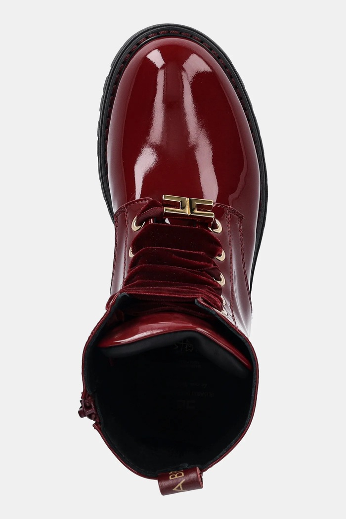 Detské workery Elisabetta Franchi burgundské F4A5.E0414.30.34