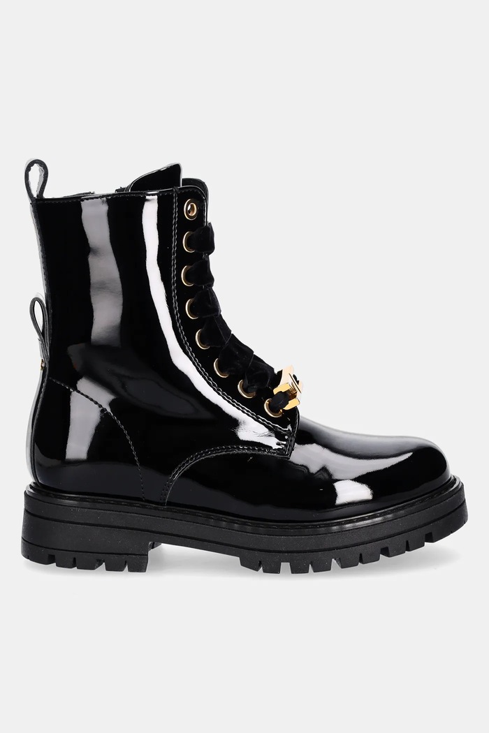 Elisabetta Franchi bocanci copii F4A5.E0414.30.34 negru AW25
