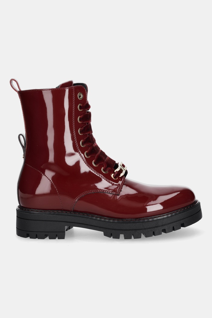 Elisabetta Franchi bocanci copii F4A5.E0414.35.38 burgundia AW25