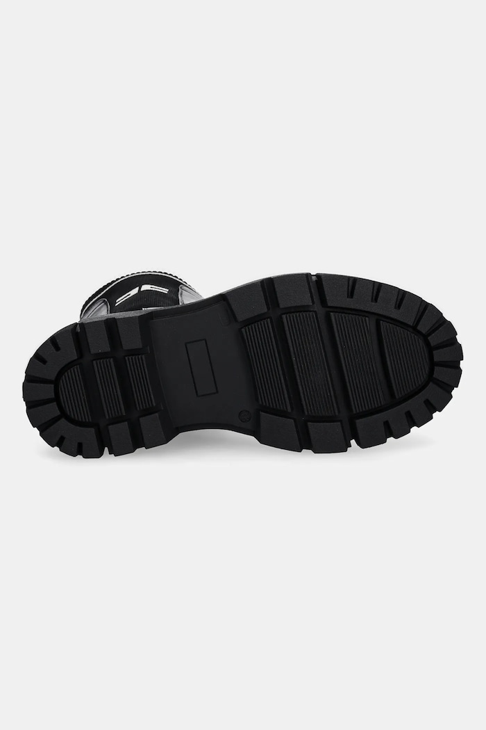 Elisabetta Franchi cizme chelsea din piele pentru copii F4A5.E0424 negru