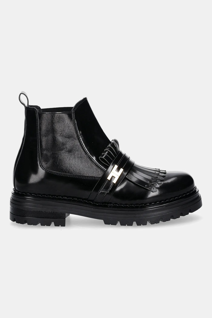 Detské čižmy Elisabetta Franchi F4A5.E0438 čierna AW25