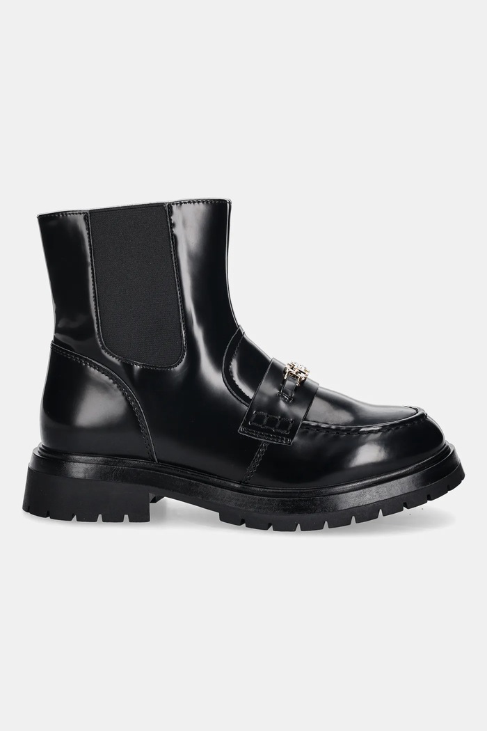 Detské topánky Tommy Hilfiger T3A5.34017 čierna AW25