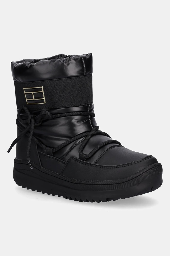 Detské zimné topánky Tommy Hilfiger textilný čierna T3A5.34052.35.39
