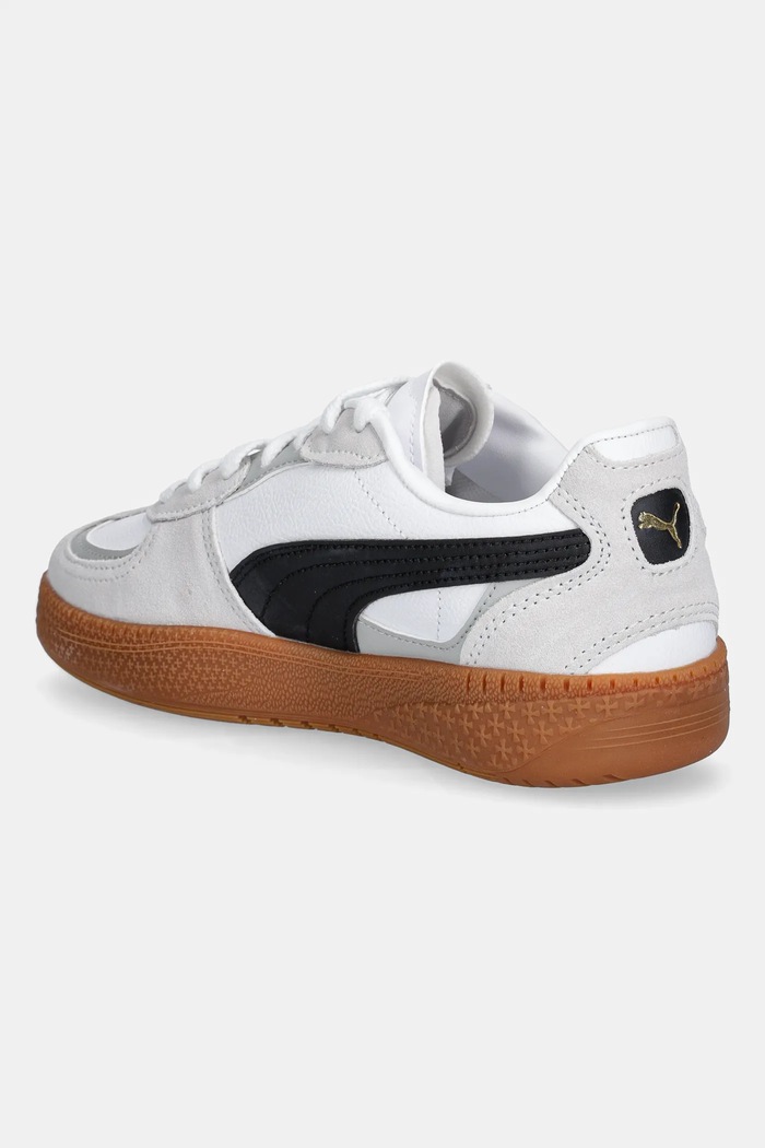 DÍVKA Dětské kožené tenisky Puma Palermo Moda Jr 398855 bílá