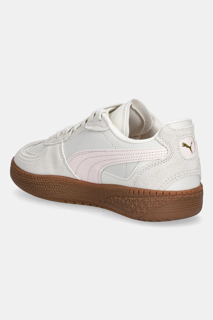 Dziewczynka Puma Sneakersy skórzane dziecięce Palermo Moda Jr 398855 beżowy