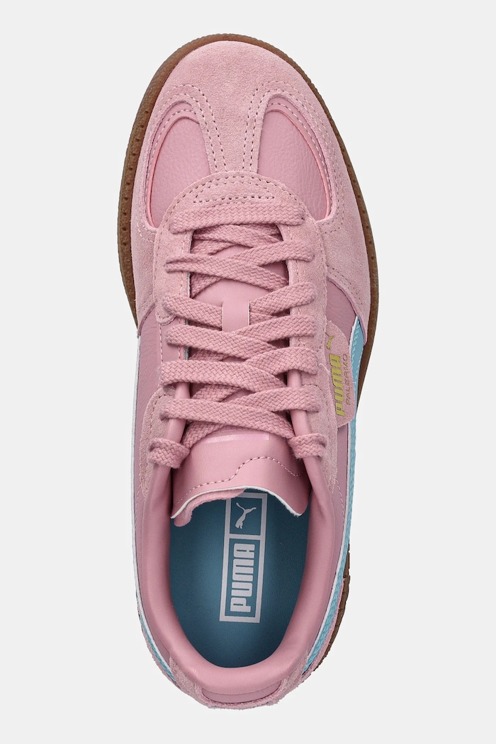 Dětské kožené tenisky Puma Palermo Moda Jr růžová 398855