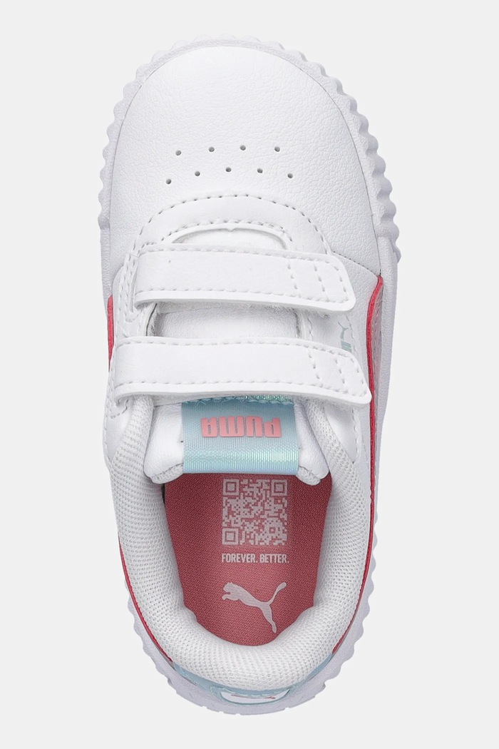 Παιδικά sneakers Puma Carina 3.0 Space belle V Inf λευκό 402805