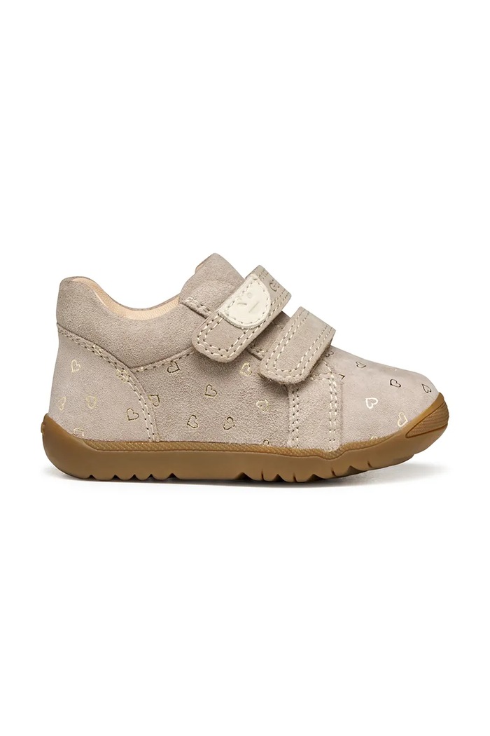 Geox półbuty zamszowe dziecięce MACCHIA B164PA.00721.18.26 beżowy AW25