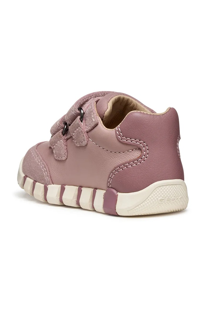 Geox sneakersy skórzane dziecięce IUPIDOO różowy B5658C.08522.18.26