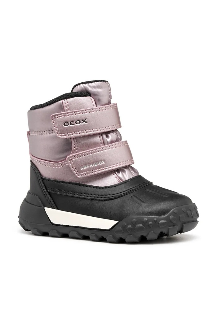 Dětské sněhule Geox TREKKYUP imitace kůže růžová B566MC.0NFLV.24.27