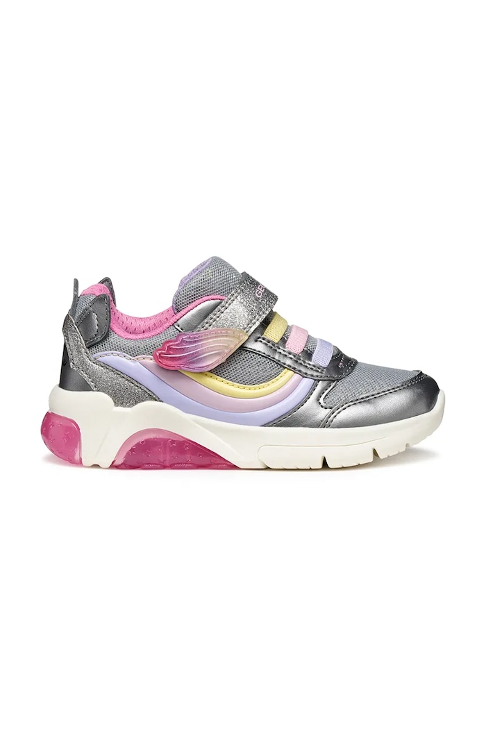 Geox sneakersy dziecięce FADINLIGHT J55M4A.0AJGN.24.27 srebrny AW25
