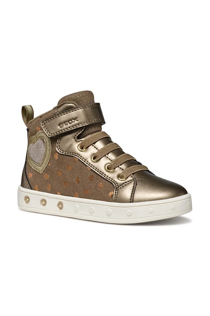 Παιδικά sneakers Geox SKYLIN συνθετικό καφέ J568WE.0AUAJ.24.27