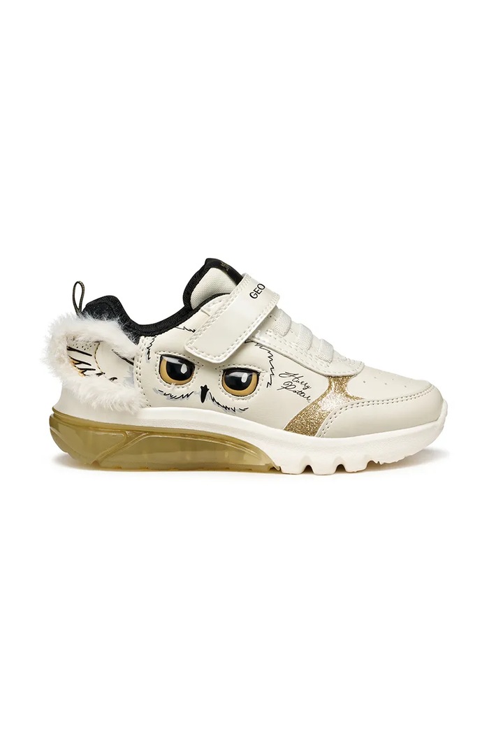 Geox sneakersy dziecięce CIBERDRON J56LPA.0BCKN.24.27 beżowy AW25