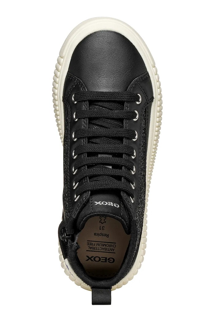 Παιδικά sneakers Geox LAQUINNY J56M3G.0EWBC.28.35 μαύρο