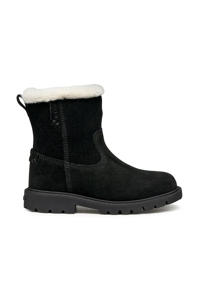 Детски зимни обувки от набук Geox SHAYLAX J46EYA.00022.36.39 черен AW25