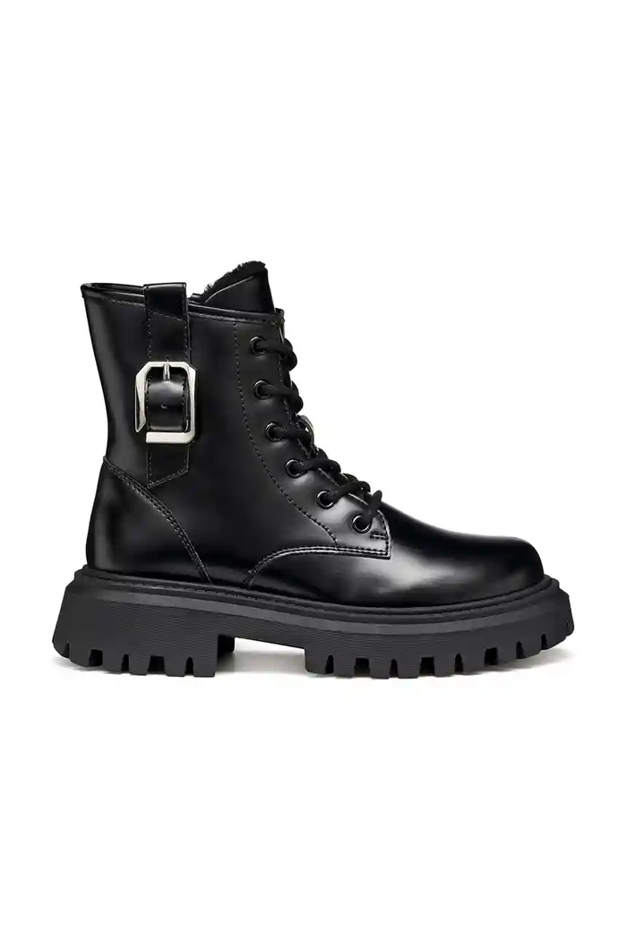 Detské topánky Geox MAQUINNENS J56M6E.000CN.36.40 čierna AW25