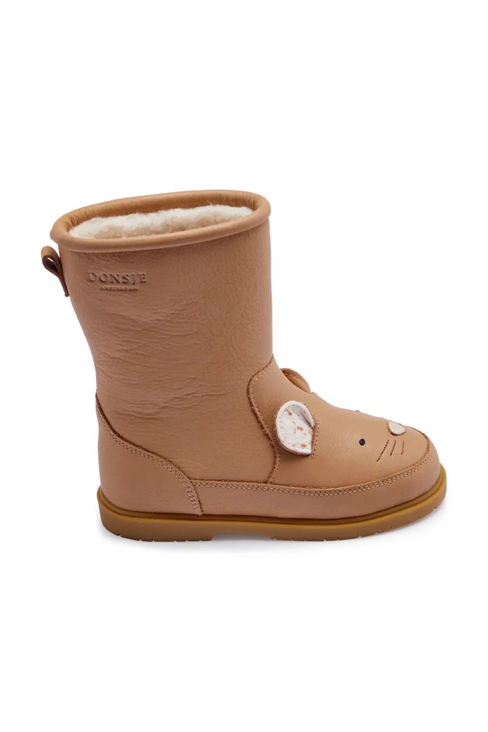 Otroški zimski usnjeni čevlji Donsje Wadudu Exclusive Boots Mouse 2022122.22.28