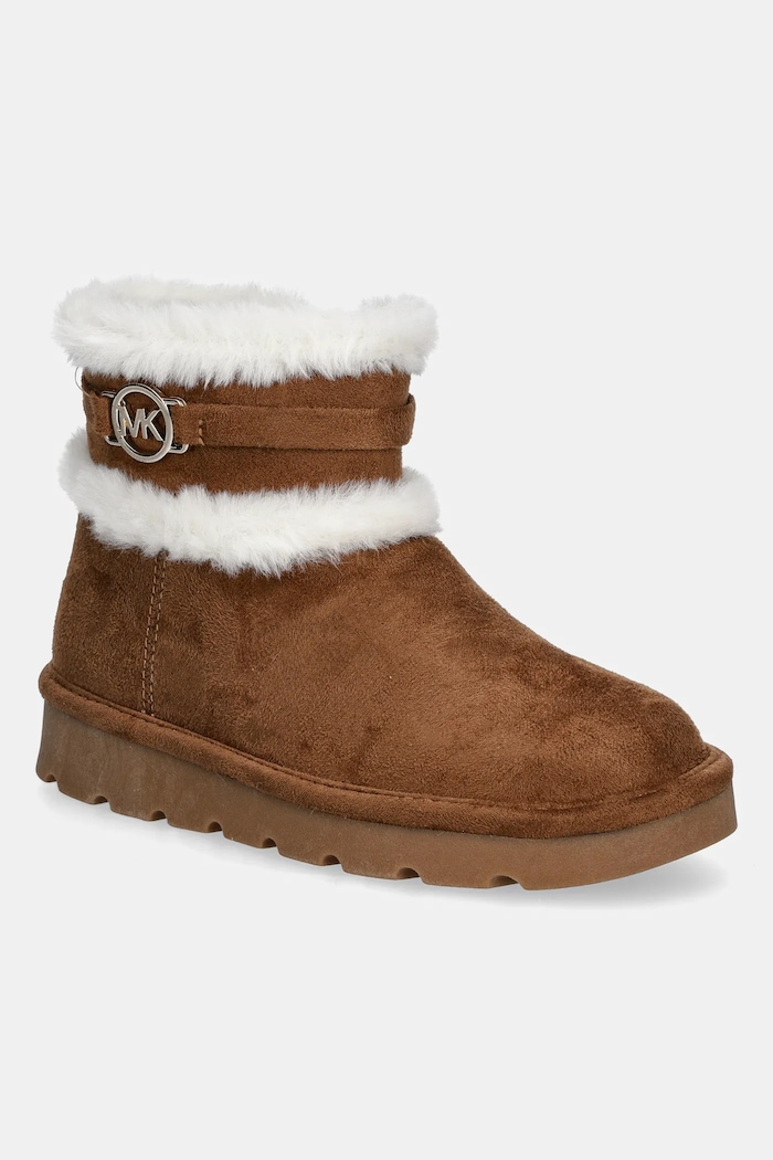 Michael Kors śniegowce dziecięce MOXIE imitacja zamszu brązowy MK02895220
