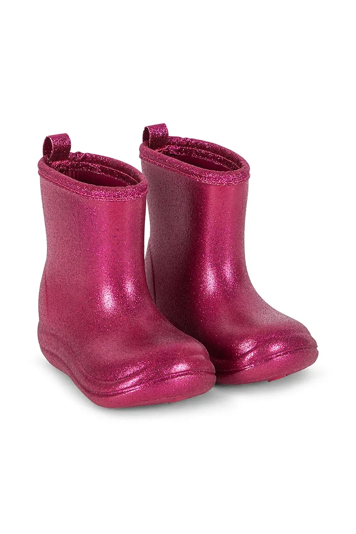 Дитячі гумові чоботи Konges Sløjd LUC LIGHTWEIGHT GLITTER RAIN BOOT KS103502.9BYA рожевий AW25