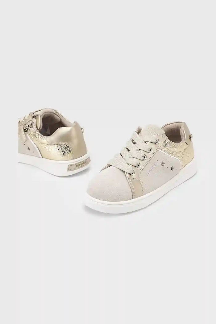 Παιδικά sneakers Mayoral 44585.42A.Mini.9BYA μπεζ AW25
