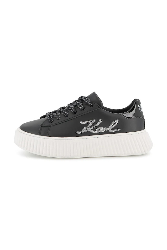 Кожени кецове Karl Lagerfeld Z30978.36.39 черен AW25