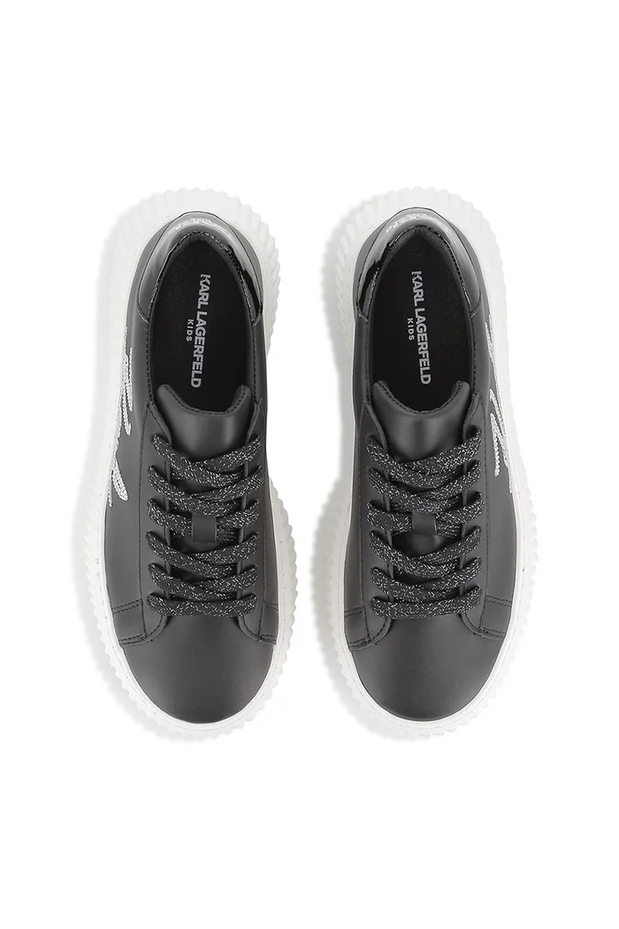 Кожени кецове Karl Lagerfeld Z30978.36.39 черен