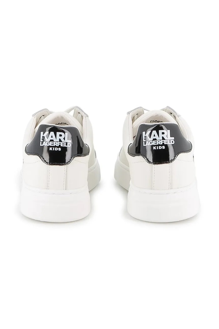 Otroške usnjene superge Karl Lagerfeld bela Z30982.36.39