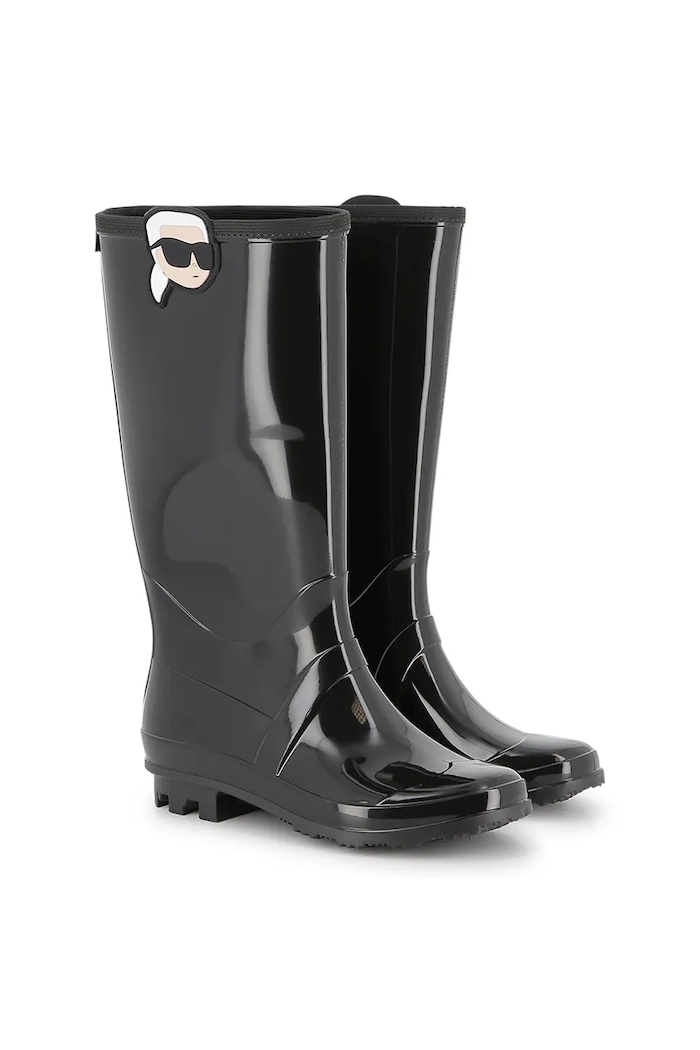Gumijasti škornji Karl Lagerfeld črna Z30985.36.39