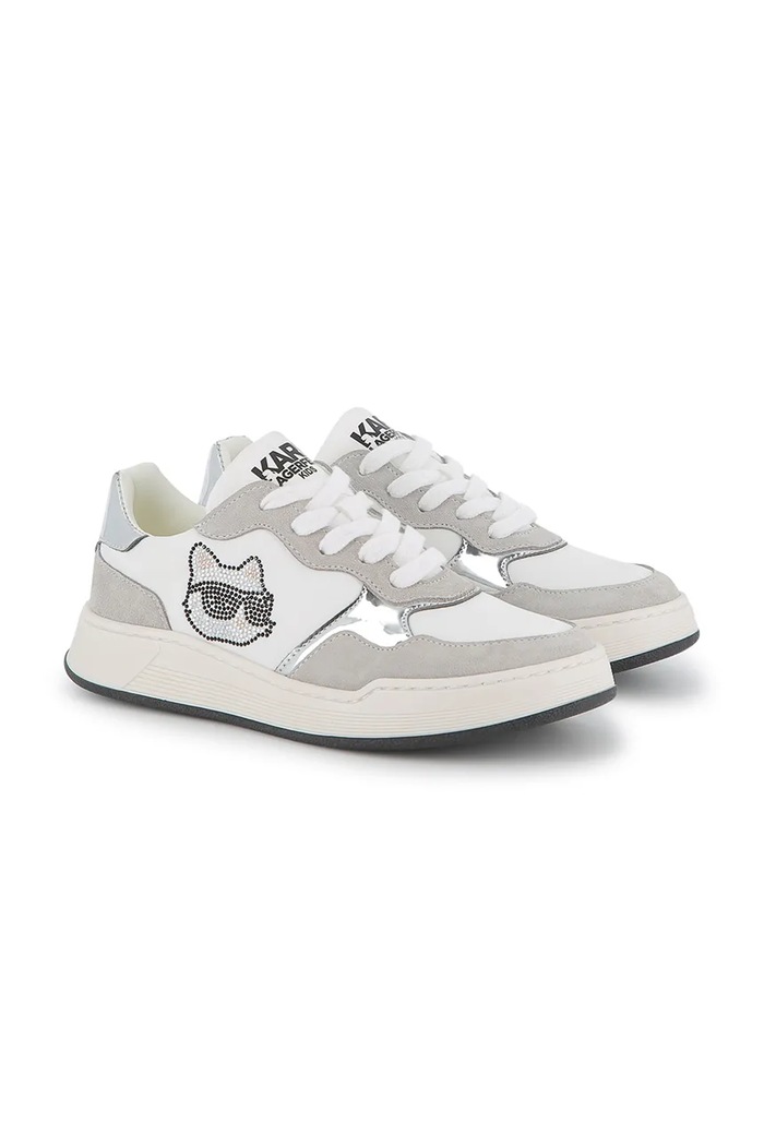 Karl Lagerfeld sportcipő nappa bőr fehér Z30986.36.39
