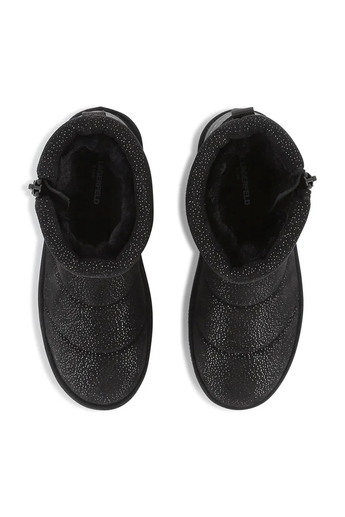 Detské zimné topánky Karl Lagerfeld čierna Z30992.27.35