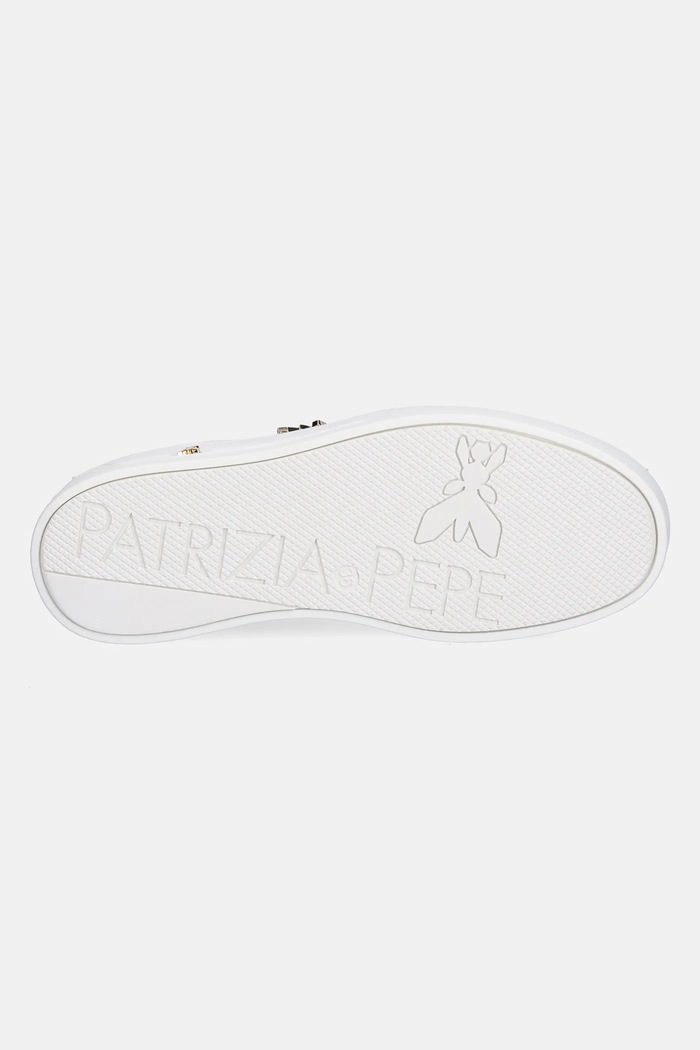 Παιδικά δερμάτινα sneakers Patrizia Pepe PPJ909 ροζ