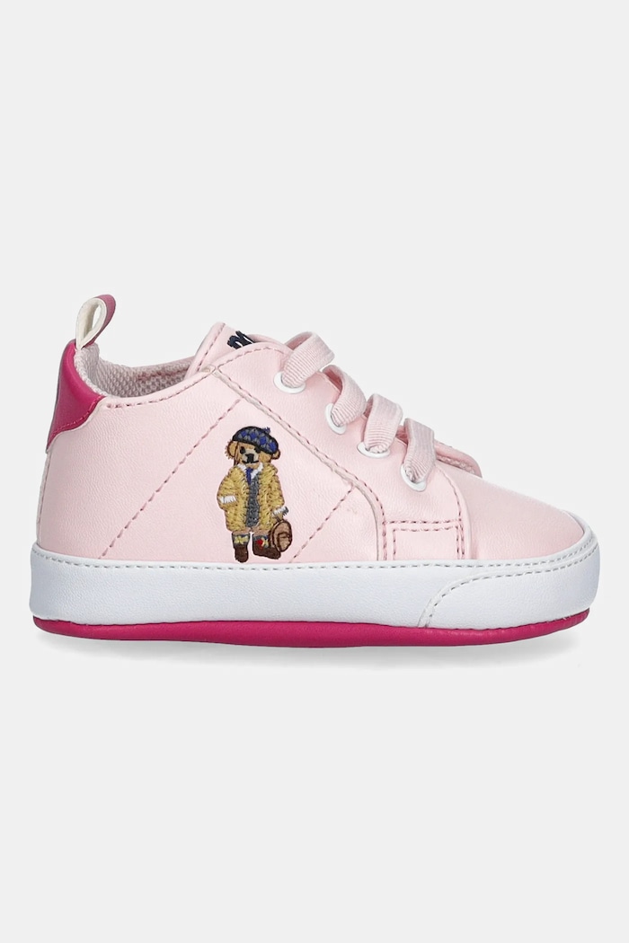 Polo Ralph Lauren baba cipő QUILTON BEAR GORE HI LAYETTE RL03477680 rózsaszín AW25