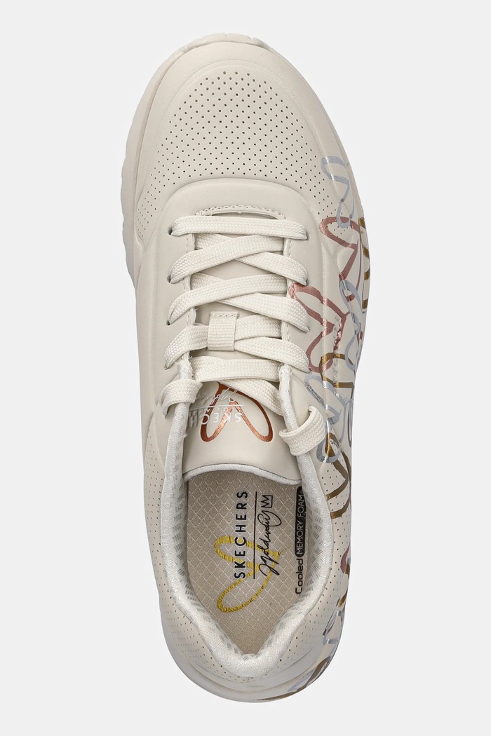 Skechers sportcipő UNO LITE - METALLIC LOVE bézs 314067L