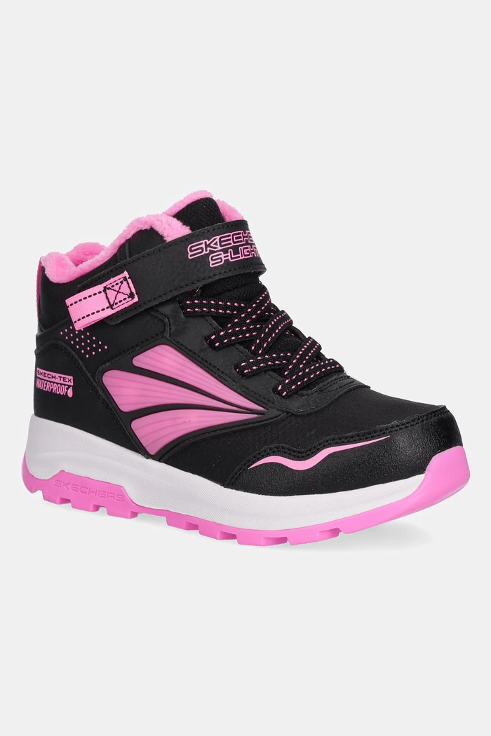 Detské zimné topánky Skechers STORM BLAZER - HYDROPOLIS textilný čierna 303461L