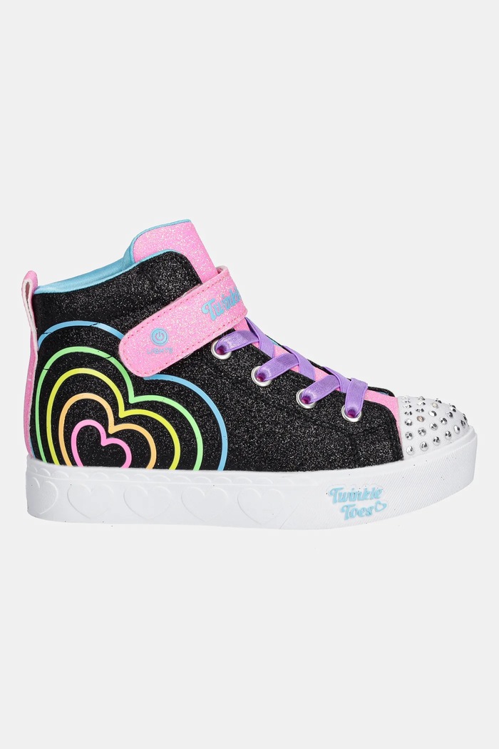 Skechers trampki dziecięce HEART STEPS - HEART GLOW 314623L czarny AW25