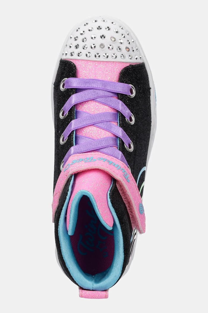 Skechers trampki dziecięce HEART STEPS - HEART GLOW czarny 314623L