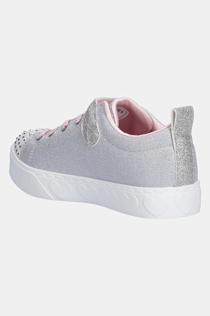 Момиче Skechers Детски ниски кецове Skechers HEART STEPS - SHIMMER SWEETIE 314620L сив
