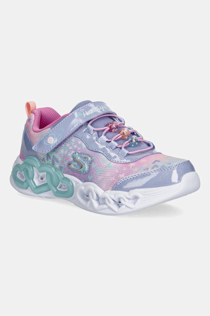 Skechers INFINITE HEART LIGHTS - HEART tenisky detské fialová 303261L