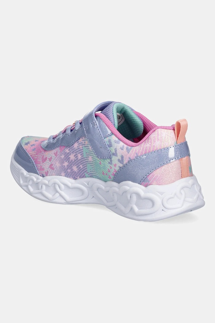 Dievča Skechers INFINITE HEART LIGHTS - HEART tenisky detské 303261L fialová