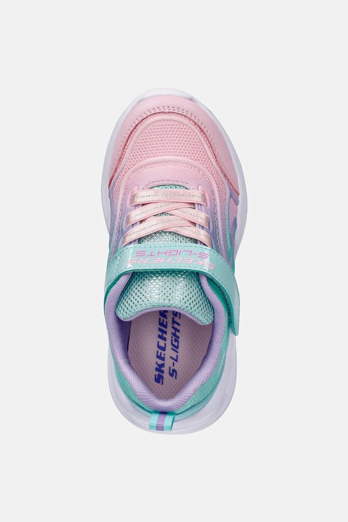 Skechers SKECHERS SOLA GLOW - COLOR BR sneakersy dziecięce niebieski 303713N