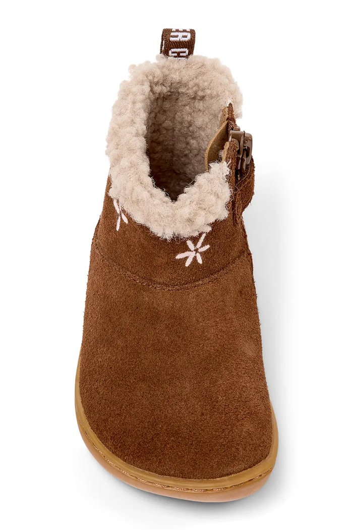 Kotníkové boty dětské nubukové Peu Cami FW Camper K900388.G hnědá