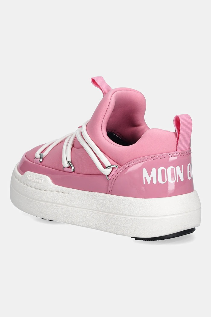DÍVKA Dětské sněhule Moon Boot MB JR PARK LOW LACE 80D3440060.G.27.34 růžová