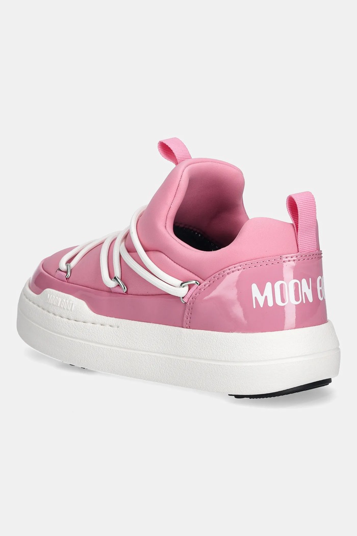 DÍVKA Dětské sněhule Moon Boot MB JR PARK LOW LACE 80D3440060.G.35.38 růžová