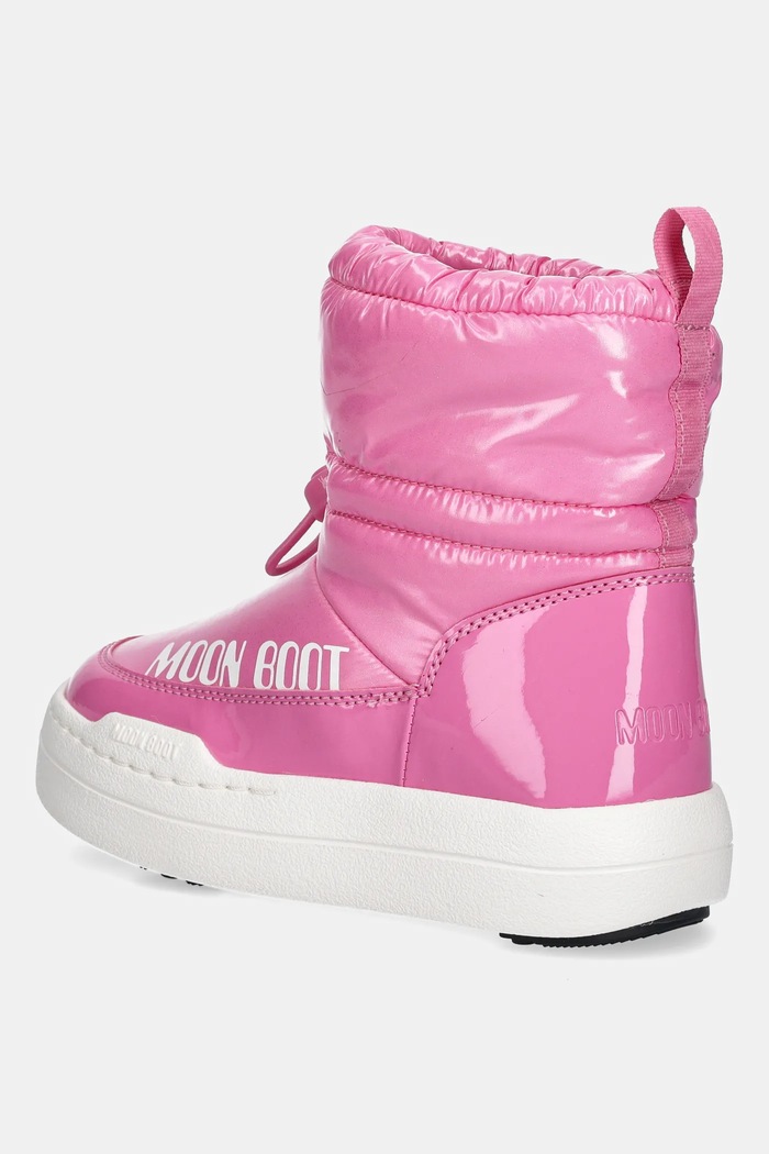 Κοριτσίστικα Παιδικές χειμερινές μπότες Moon Boot MB JR PARK TUBE MID GLITTER WP 80D3440110.27.34 ροζ