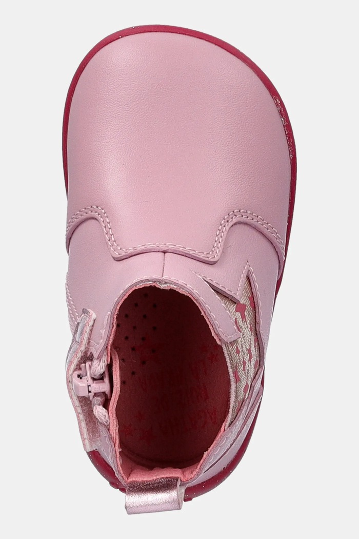 Kožené členkové topánky Agatha Ruiz de la Prada ružová 251906.19.23