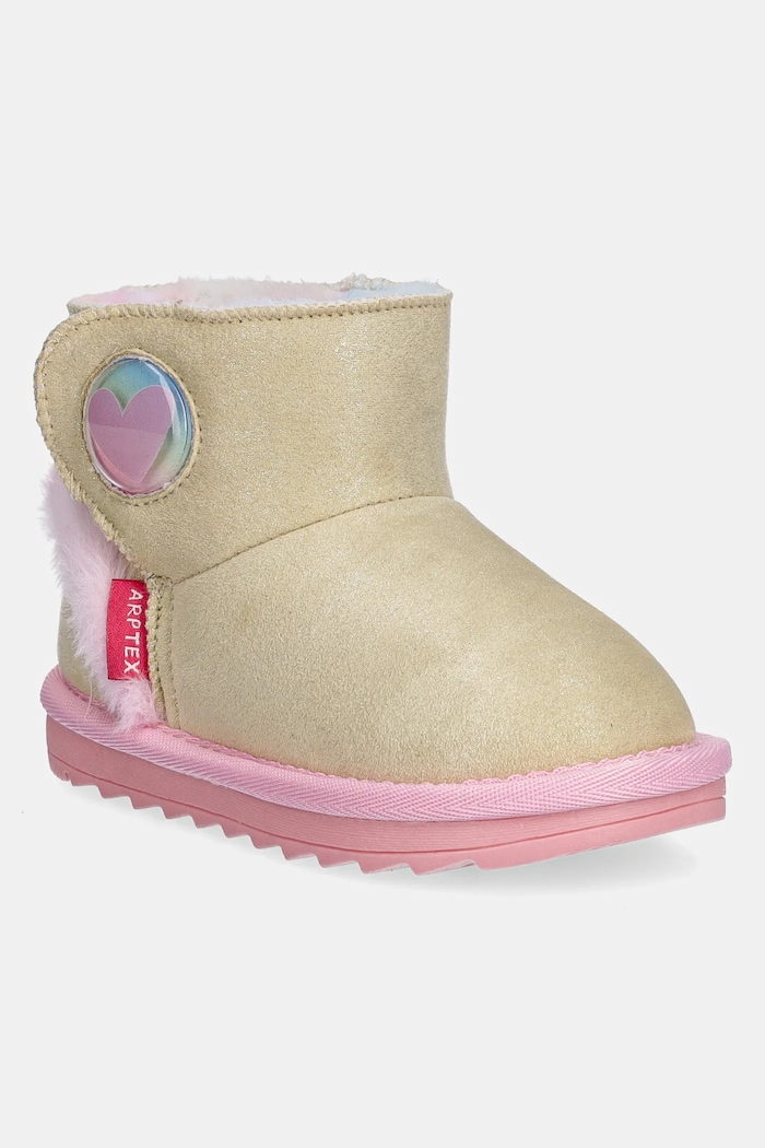 Dětské zimní boty Agatha Ruiz de la Prada imitace semiše béžová 251985