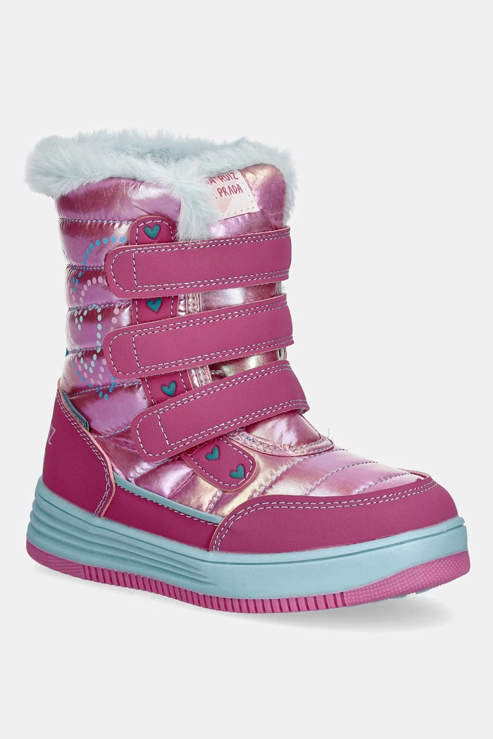 Agatha Ruiz de la Prada śniegowce dziecięce syntetyczny różowy 251991.28.34